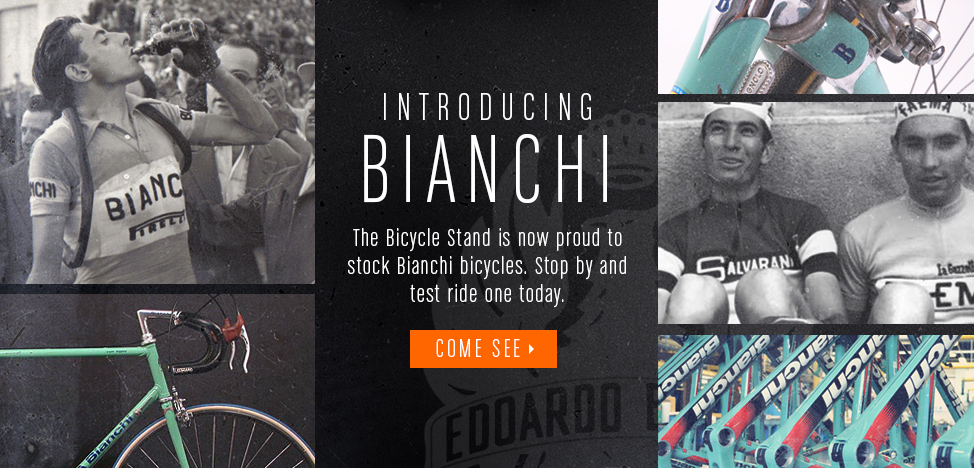 Proud to Now Stock Bianchi Bicycles!
